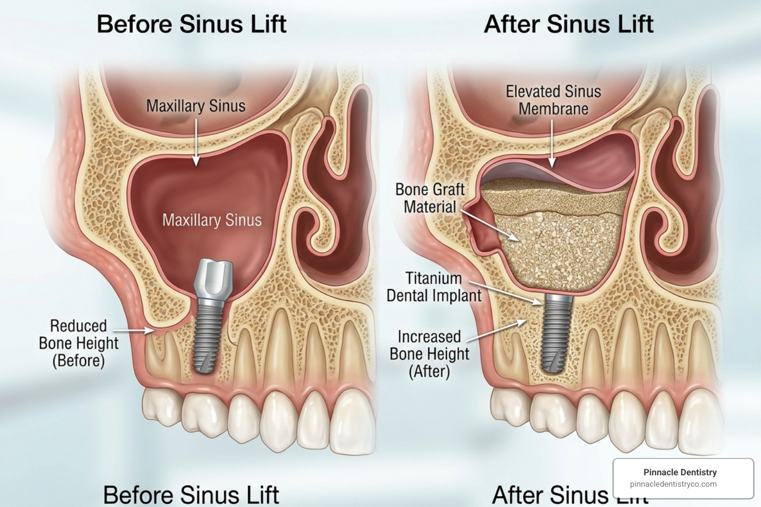 sinus lift implant procedure
