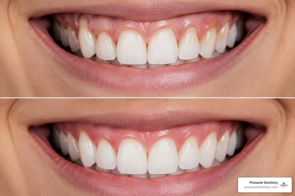 gum graft before and after