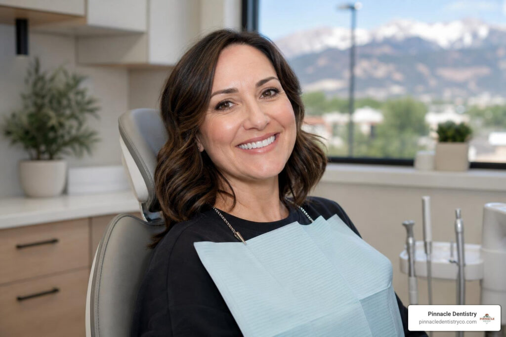 how long do veneers last for a smiling patient with natural-looking veneers